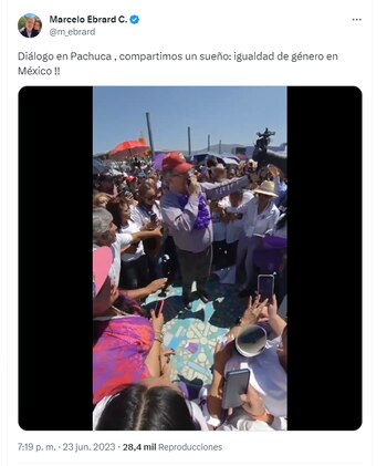 Foto: Twitter @m_ebrard