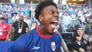 La alocada reacción de Speed, el fan N° 1 de Cristiano Ronaldo, al ver en vivo el empate de Cabo Verde con Argentina
