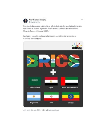 La opinión de López Murphy