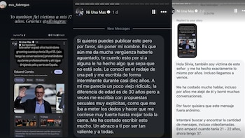 Algunos de los mensajes publicados