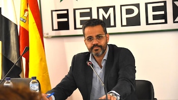 El alcalde de Olivenza (Badajoz)