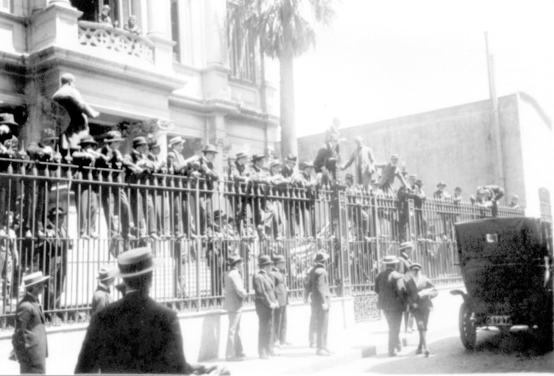 Una de las protestas protagonizadas por los reformistas a principios del siglo XX