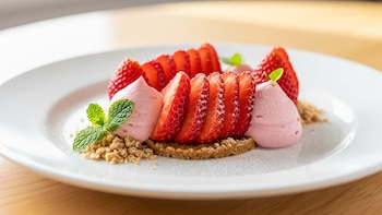 Postre de fresa bajo en azúcar: la receta fácil que conquista por su sabor y ligereza