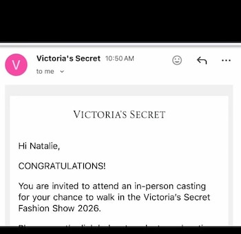 Natalie Vértiz sorprende con convocatoria al casting de Victoria’s Secret: fans celebran en redes. Captura: @msperu.