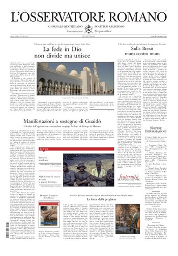 El diario del Vaticano, “L’Osservatore