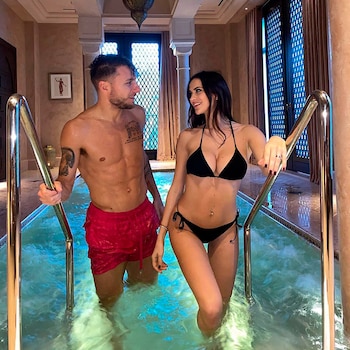 La pareja se casó en