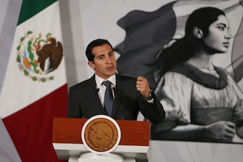 El titular de la Conade Rommel Pacheco estuvo presente en la conferencia mañanera del 12 de agosto.
Crédito: X/ Rommel_Pacheco