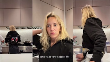 Noah quiso sumar una galletita