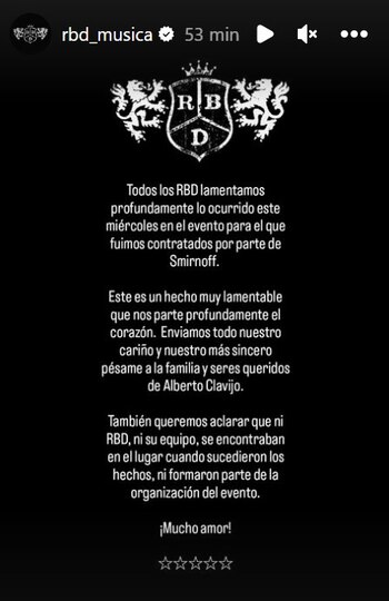 Este fue el comunicado de