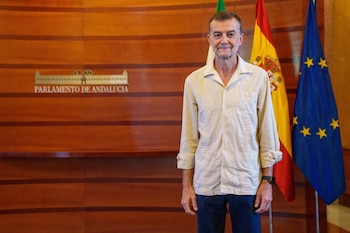 31/08/2026 El portavoz del G.P Por Andalucía, Antonio Maíllo Cañadas durante la reunión del día de hoy. A 31 de agosto de 2026 en Sevilla, Andalucía (España).
POLITICA
Francisco J. Olmo - Europa Press