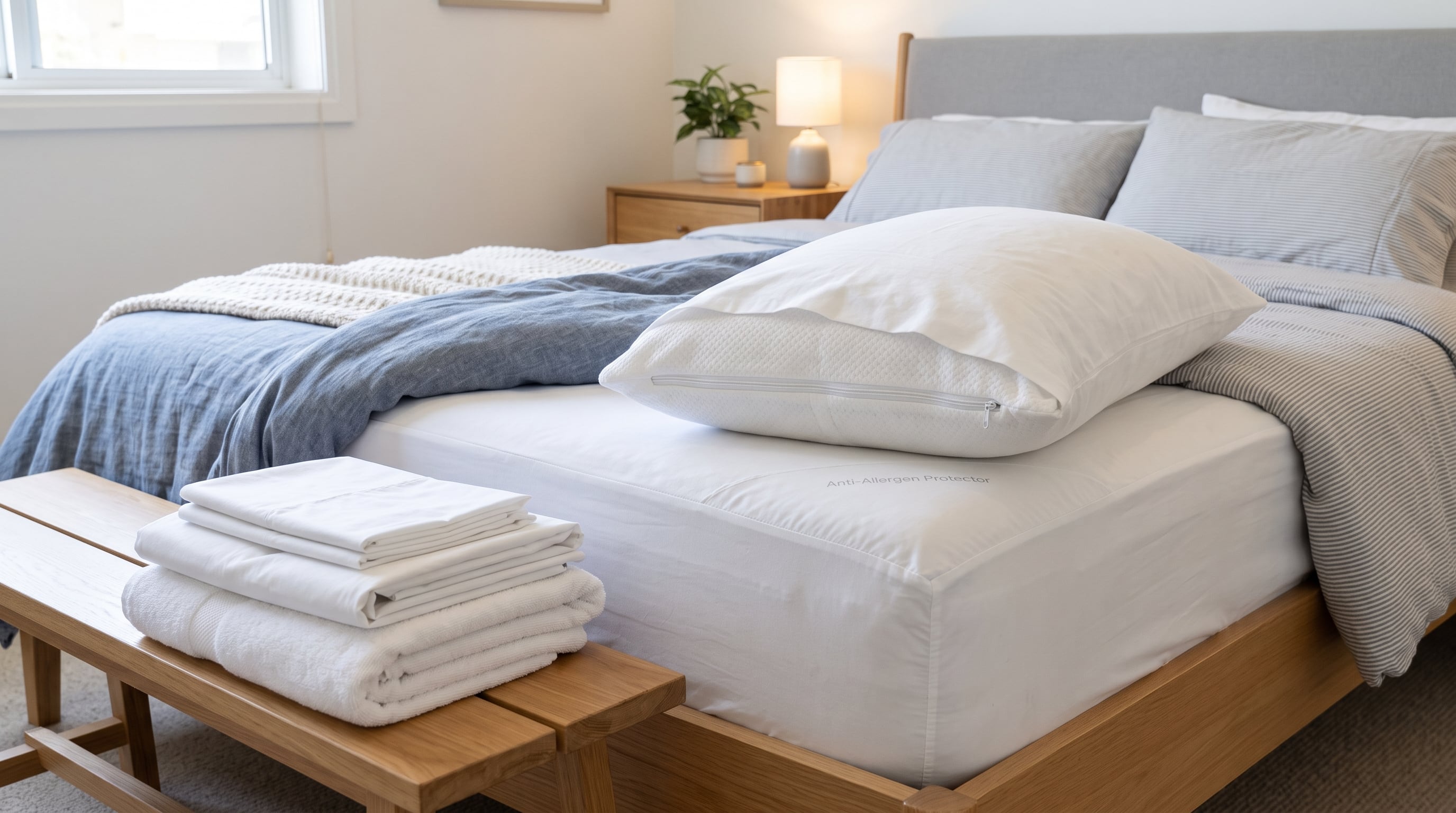 El lavado semanal de la ropa de cama cobra más importancia en personas con alergia a los ácaros, asma u otras sensibilidades respiratorias (Imagen Ilustrativa Infobae)