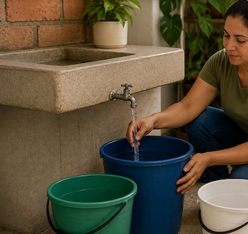 Los cortes de agua en Medellín comenzarán el 31 de agosto, se aplicarán durante septiembre y se calcula que afectarán a cerca de 300.000 personas - crédito EPM