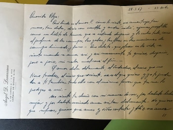 Según las cartas encontradas, que