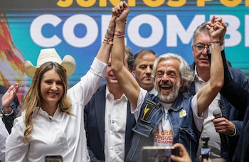 La senadora Paloma Valencia salió