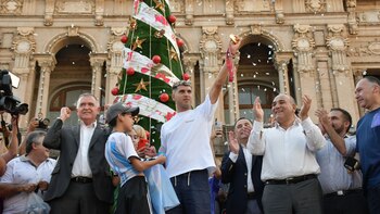 Exequiel Palacios homenajeado en Tucumán