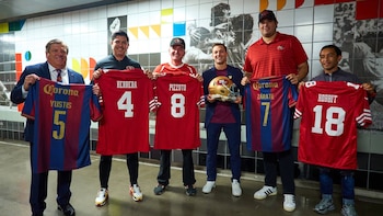 ¡Cruce de gigantes! Atlante y San Francisco 49ers estrechan lazos en la Ciudad de México