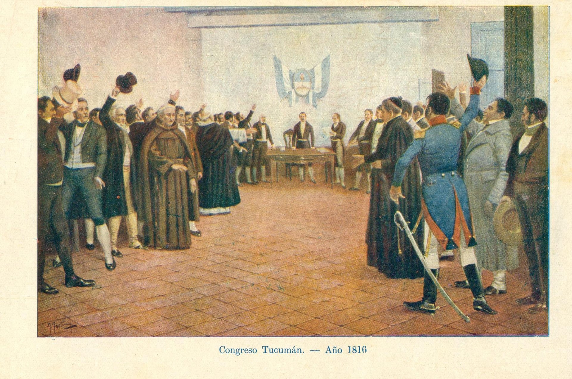 La Declaración de Independencia afirmó la decisión de romper los vínculos con el rey Fernando VII de España y con su metrópoli