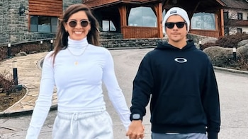 Mario Hart y Korina Rivadeneira