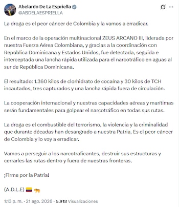 Abelardo de la Espriella @ABDELAESPRIELLA/X