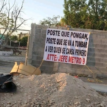 Durante las acciones violentas derivadas de la detención de "Metro 9" fueron dañadas cámaras de vigilancia de varias partes de Reynosa. (Crédito: redes sociales)