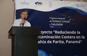 Para el viceministro de Ambiente, Oscar Vallarino, la iniciativa es una muestra del compromiso por salvaguardar los ecosistemas costeros. (MiAmbiente)