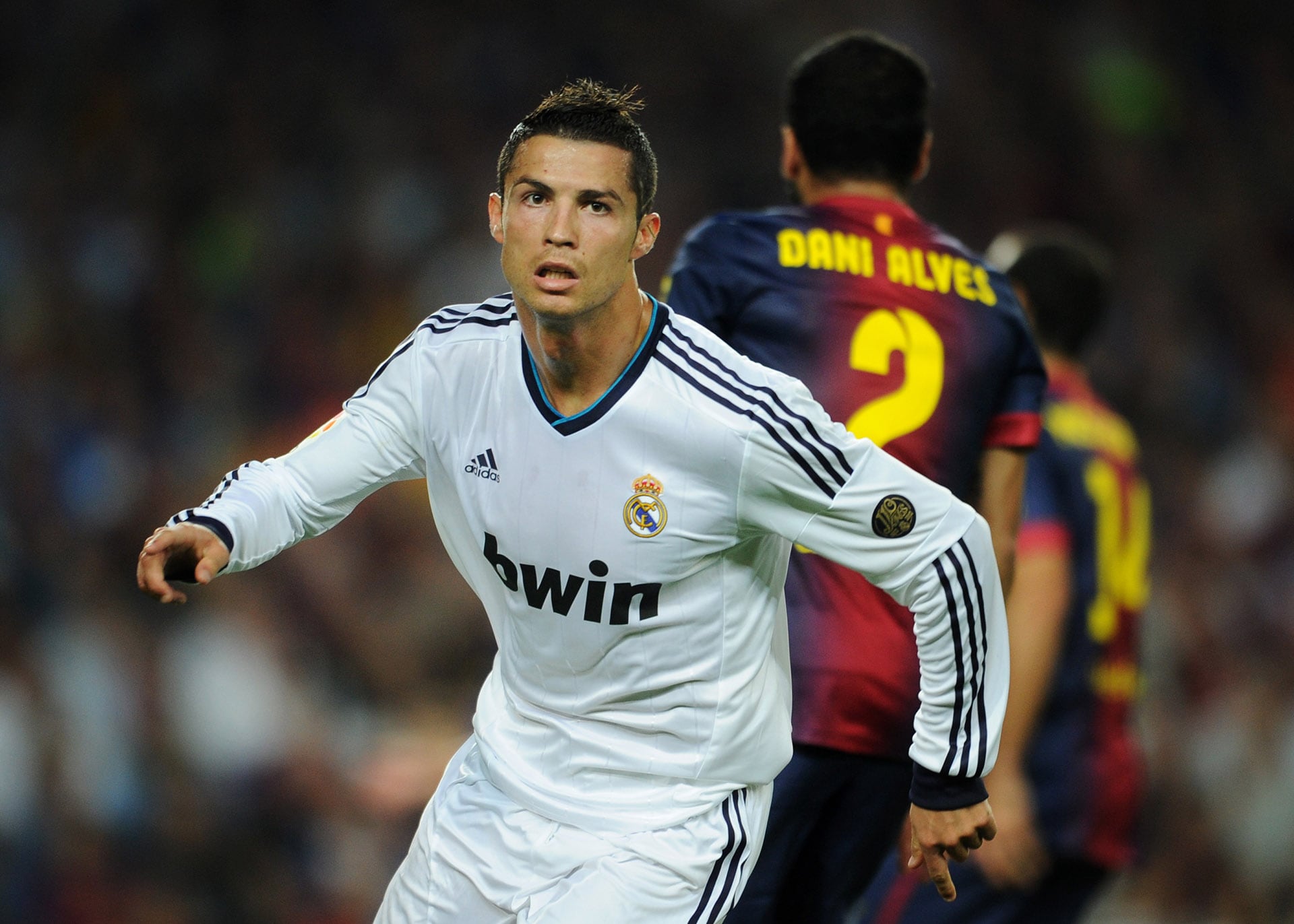 Cristiano Ronaldo celebra un gol contra el FC Barcelona. (Photo by Jasper Juinen/Getty Images)