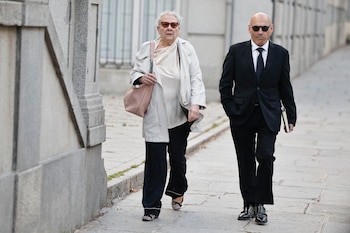 Carmen Pano llegando al Tribunal Supremo (EFE/Sergio Pérez)