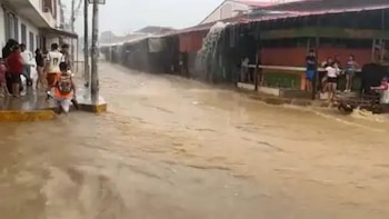 Precipitaciones de fuerte intensidad inundan
