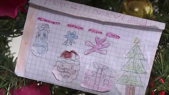 Niña escribió carta al niño