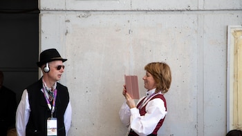 Uno de los 6500 delegados