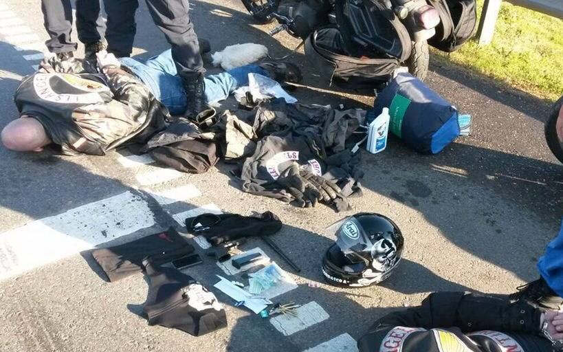 En 2016, un enfrentamiento entre los Hells Angels y Los Tehuelches en Luján dejó cuatro heridos y catorce detenidos (El Día)