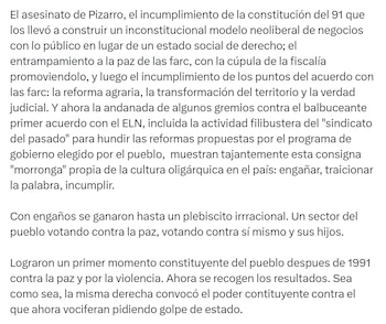 Gustavo Petro acusa a la oposición de usar el tema de la reelección para desviar la atención - crédito red social X