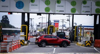 Peaje de la salida de