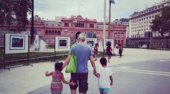 Mariano Quiroga junto a sus