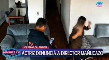 Joven denuncia a trabajador de Del Barrio Producciones por supuesto casting en su casa: “Ya era como si me va a hacer algo”- Captura: Magaly TV La Firme.