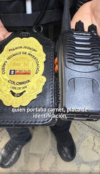 El capturado quedó a disposición de la Fiscalía General de la Nación, que adelanta el proceso para establecer su eventual responsabilidad - crédito Alcaldía Itagüí