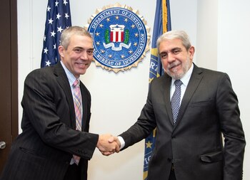 Aníbal Fernández, quien se reunió en Estados Unidos con autoridades del FBI.