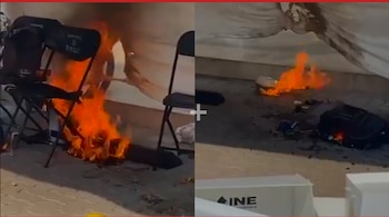 Incendian casillas en Querétaro (Foto: