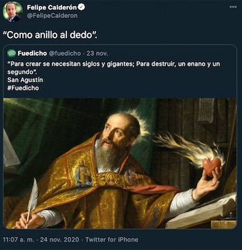 Twitter Felipe Calderon (Foto: Twitter@FelipeCalderon)