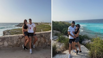 Raúl aprovechó para tomar unos días libres con su esposa. @raulalonsojimenez9