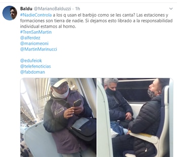 amontonamiento en trenes