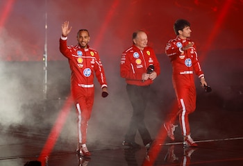 Lewis Hamilton y Charles Leclerc,