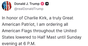 El presidente Donald Trump pidió