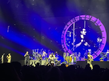 Aterciopelados junto al artista chileno Beto Cuevas - crédito Infobae Colombia