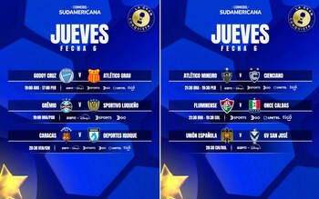 Programación de partidos de la