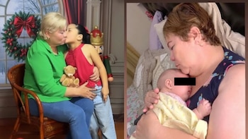 Vanessa López despide a la abuela de su hija con tiernas fotos. IG