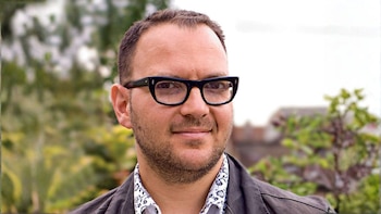 El escritor y activista Cory Doctorow. (Paula Mariel Salischiker)