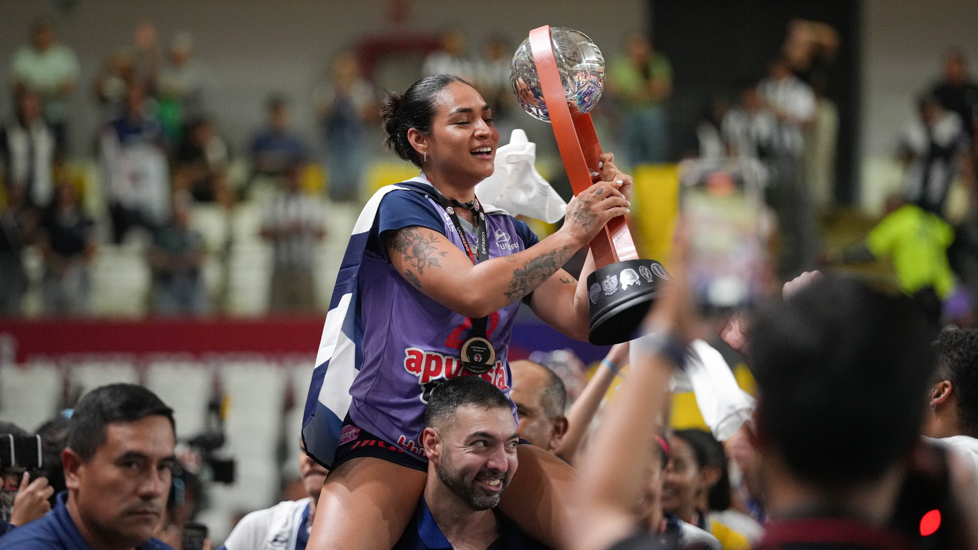 Esmeralda Sánchez es tricampeona nacional con Alianza Lima. Crédito: FPV