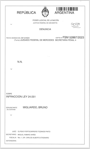 BASURERO LUJAN, CAUSA JUDICIAL