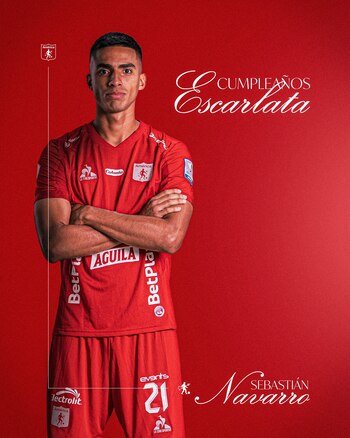 Uno de los ejes en el mediocampo del América de Cali, está de cumpleaños - crédito @AmericadeCali / X